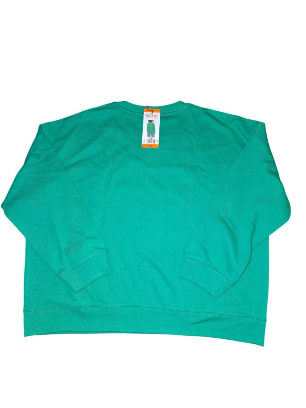 Esprit Womans Green Crewneck Sweatshirt XXL Cotton Blend New JJ4406 - Picture 6 of 6
